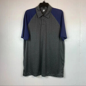 Alo Polo Collar Casual Two Tone Short Sleeve